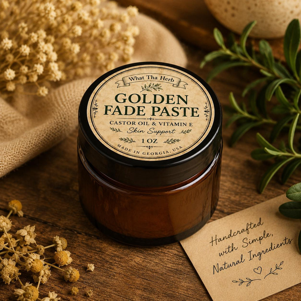 Golden Fade Paste | Castor Oil & Vitamin E Skin Support | Natural Nighttime Skincare