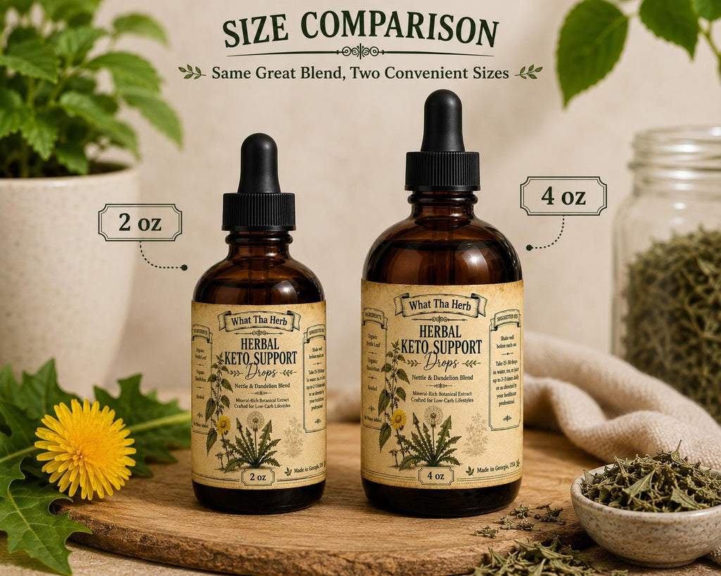 Herbal Keto Support Drops | Nettle & Dandelion Blend | Mineral-Rich Botanical Extract
