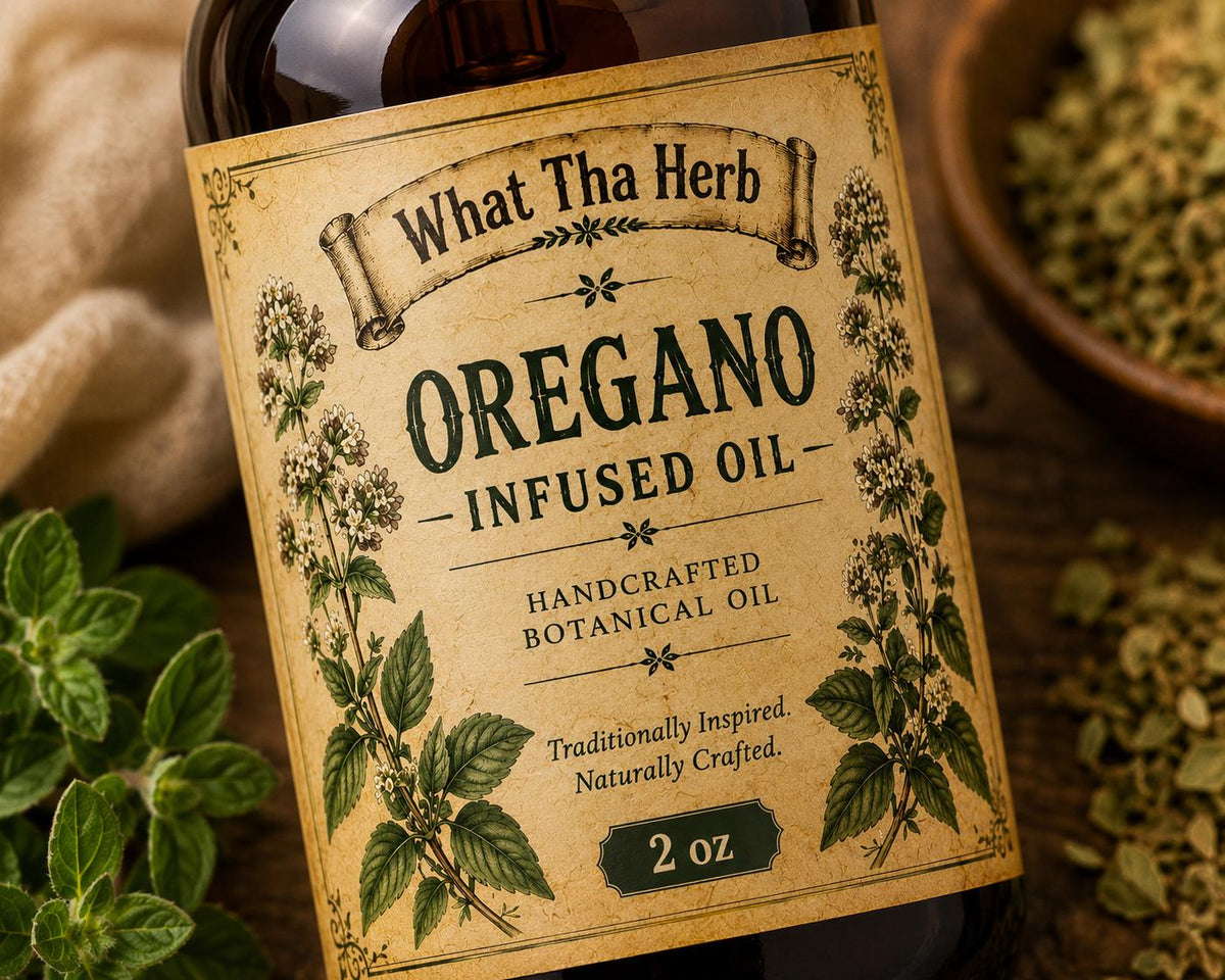 Organic Oregano Infused Oil | Handcrafted Botanical Herbal Oil | Traditional Herbal Infusion