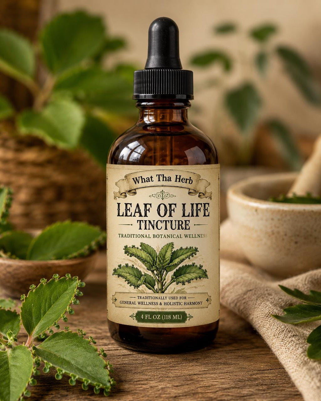 Organic Leaf of Life Tincture | Herbal Extract | Traditional Botanical Wellness
