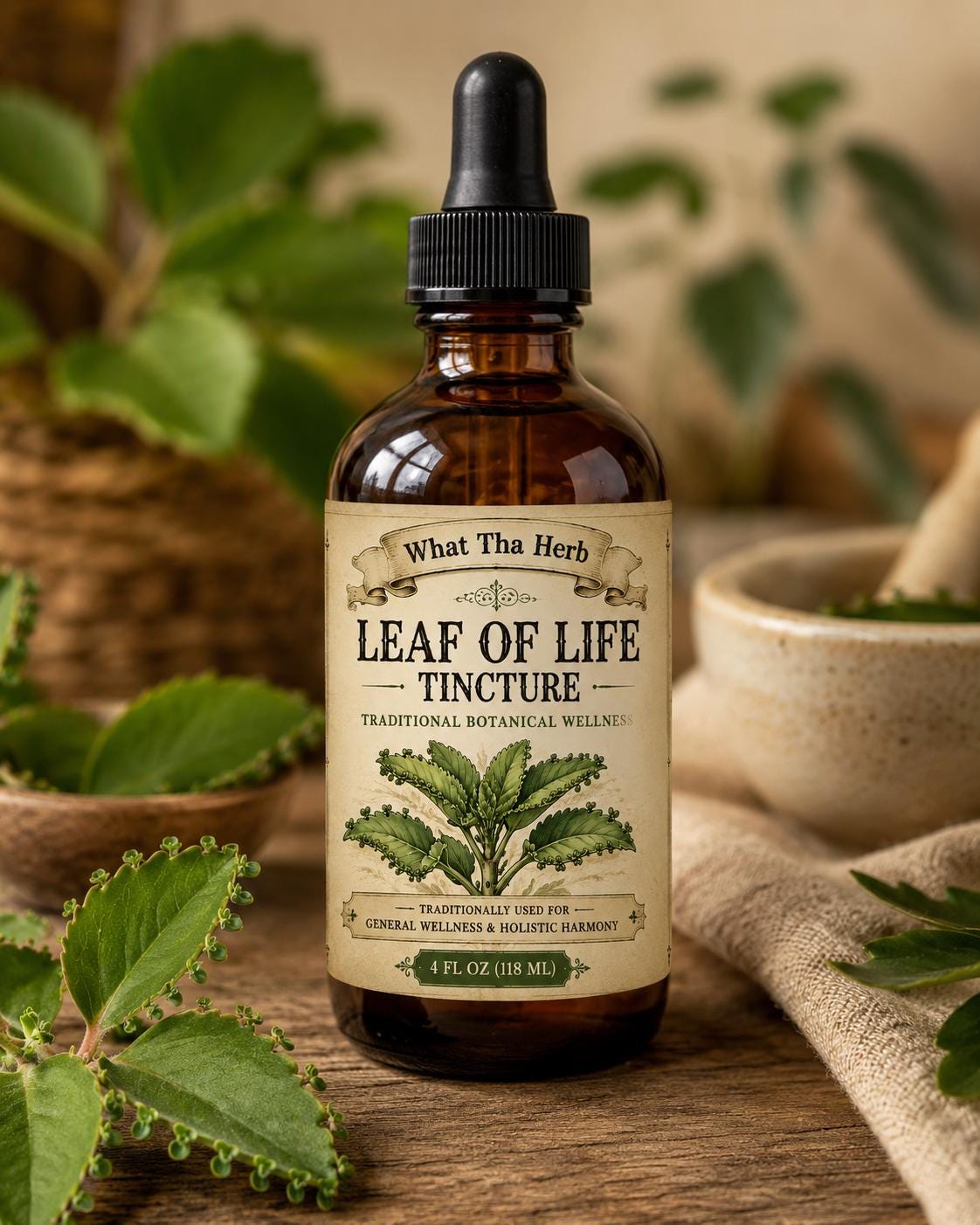 Organic Leaf of Life Tincture | Herbal Extract | Traditional Botanical Wellness