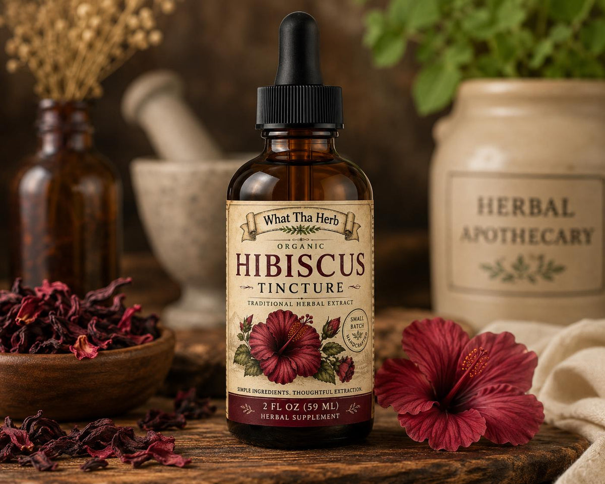 Organic Hibiscus Tincture | Hibiscus Extract | Traditional Herbal Botanical