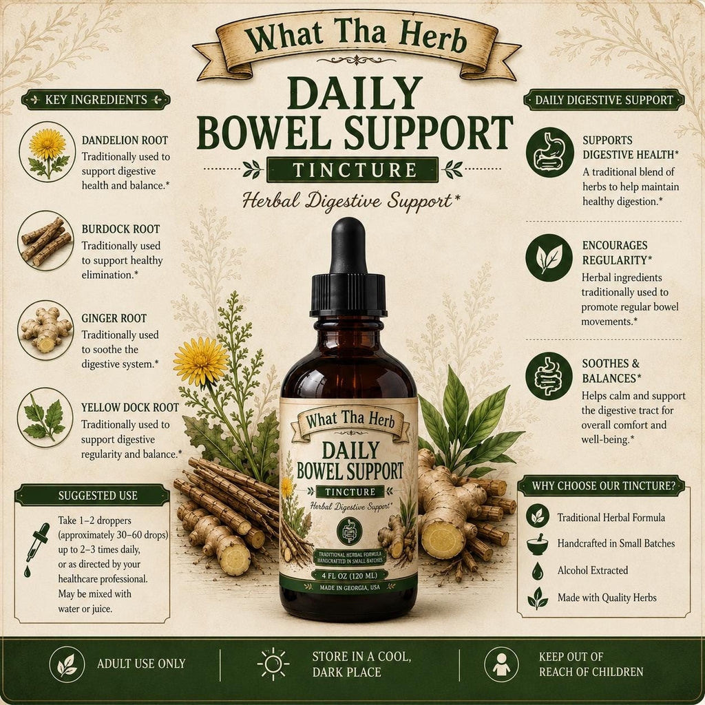 Daily Bowel Support Tincture | Herbal Digestive Support