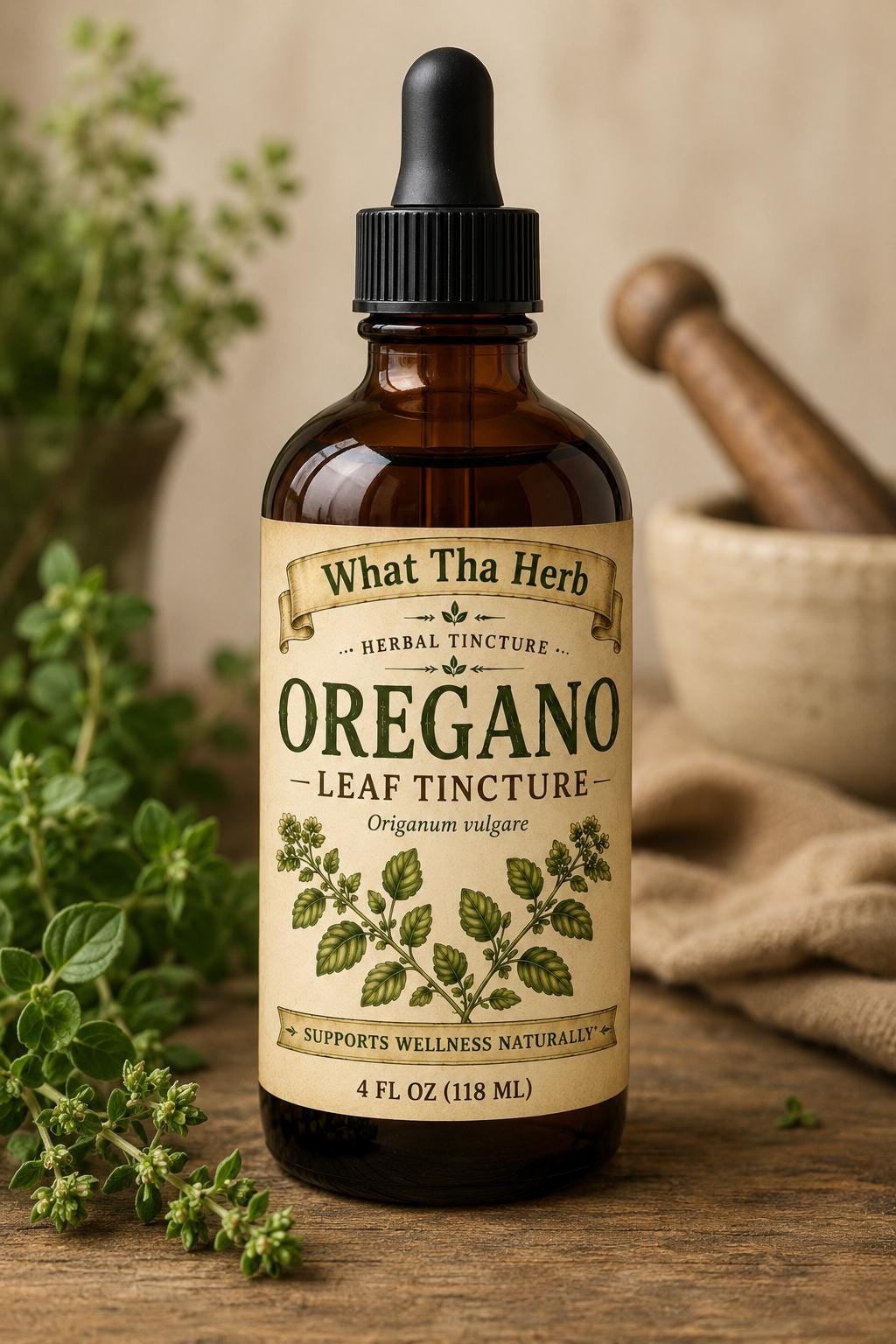 Oregano Leaf Tincture | Herbal Extract | Small-Batch Botanical