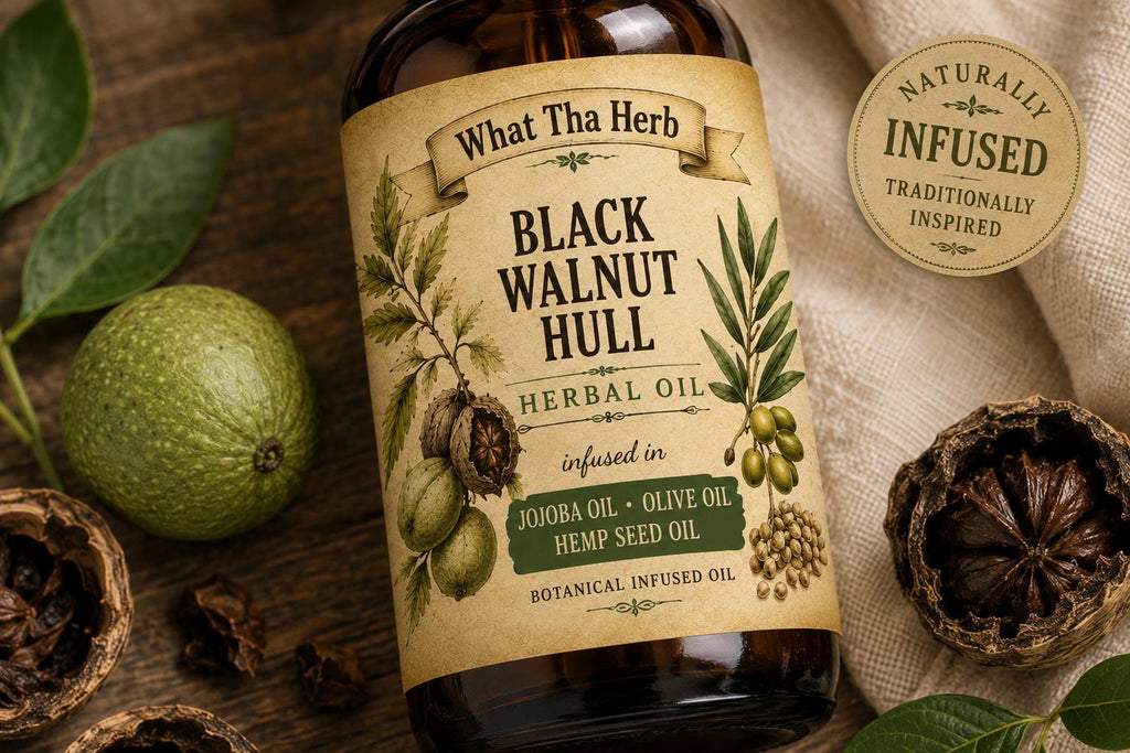 Black Walnut Hull Herbal Oil | Botanical Skin, Hair & Scalp Oil