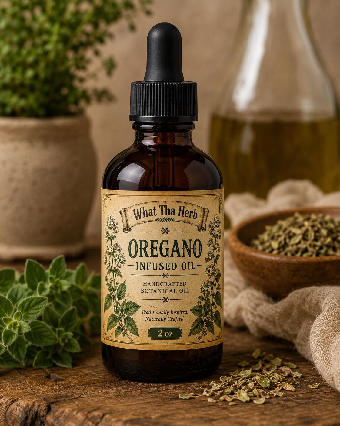 Organic Oregano Infused Oil | Handcrafted Botanical Herbal Oil | Traditional Herbal Infusion