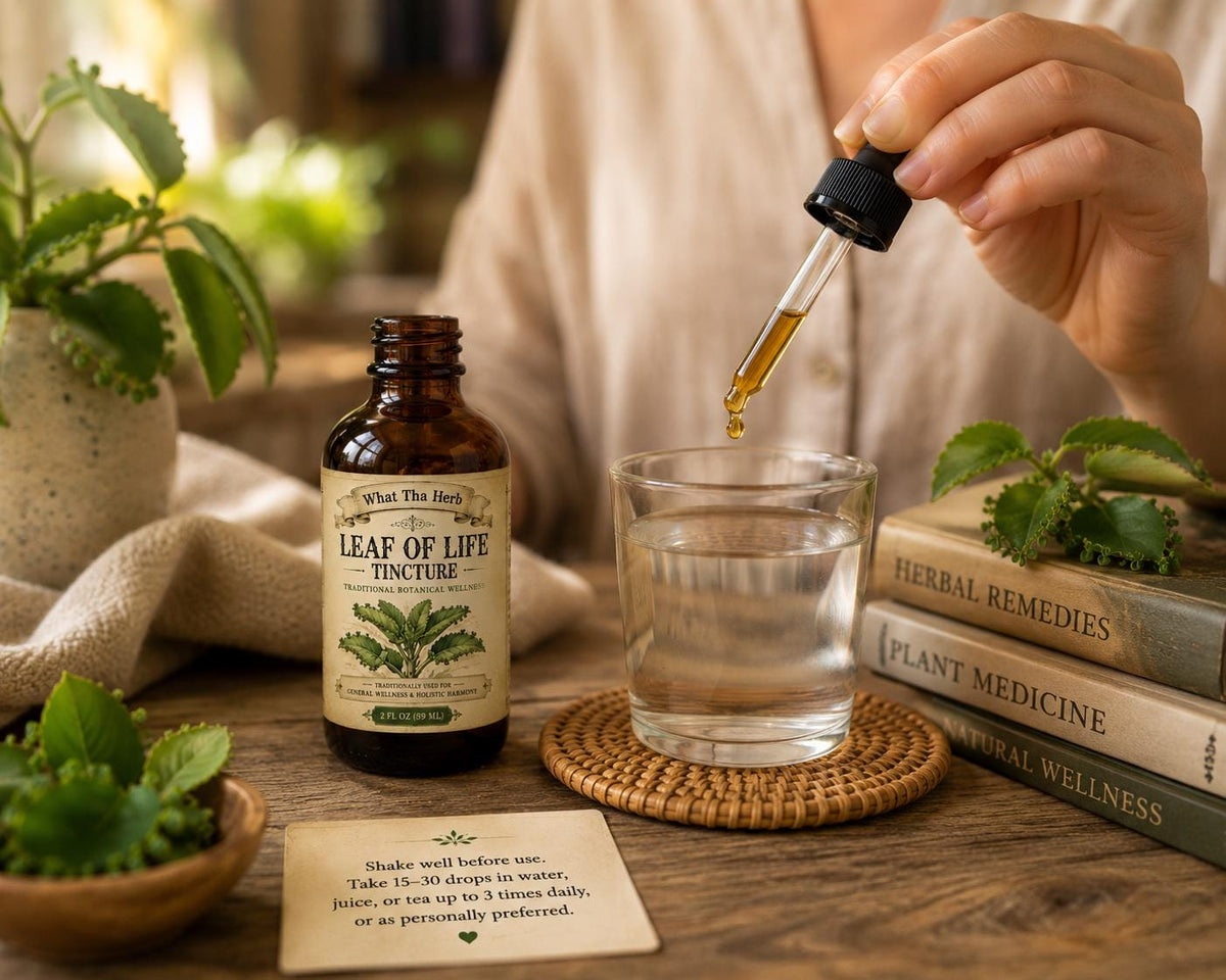 Organic Leaf of Life Tincture | Herbal Extract | Traditional Botanical Wellness