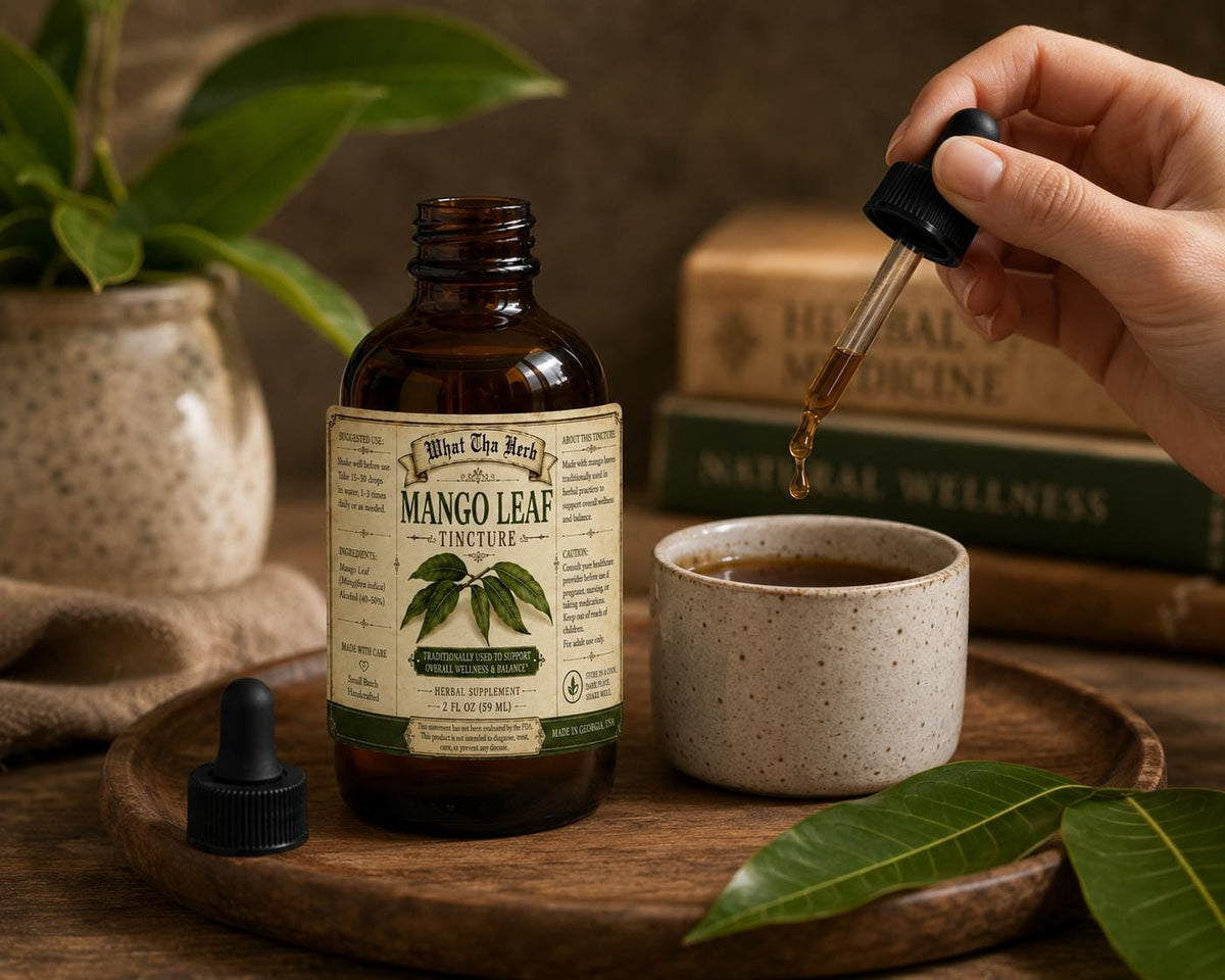 Mango Leaf Tincture | Herbal Extract for Blood Sugar Balance, Heart & Digestive Support