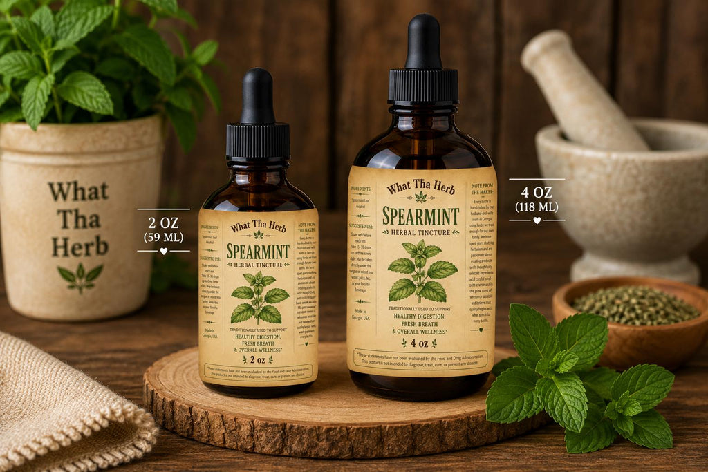 Spearmint Herbal Tincture | Handcrafted Herbal Extract