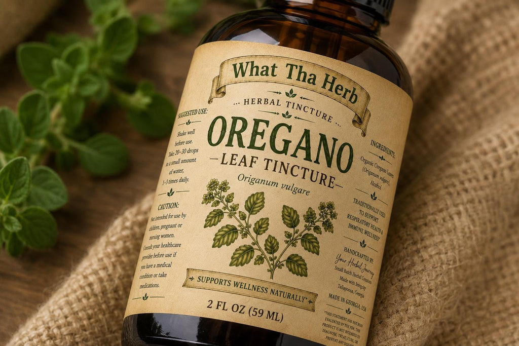 Oregano Leaf Tincture | Herbal Extract | Small-Batch Botanical