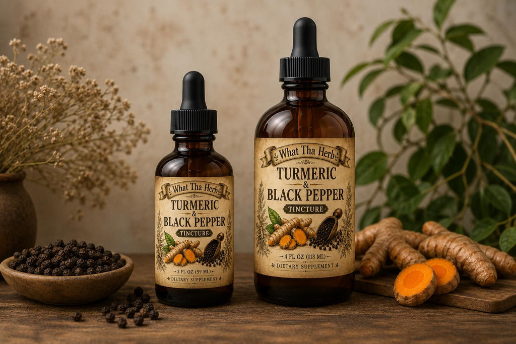 Turmeric & Black Pepper Tincture | Herbal Liquid Extract | Handcrafted Botanical Drops
