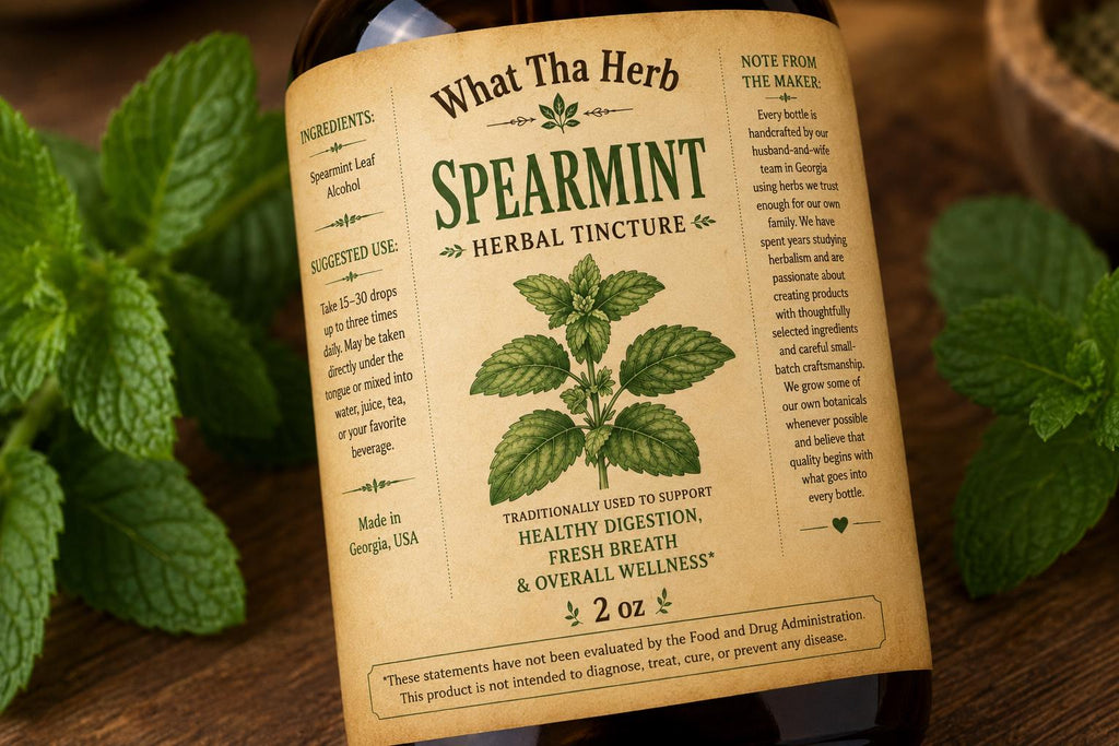 Spearmint Herbal Tincture | Handcrafted Herbal Extract