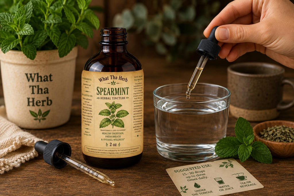 Spearmint Herbal Tincture | Handcrafted Herbal Extract