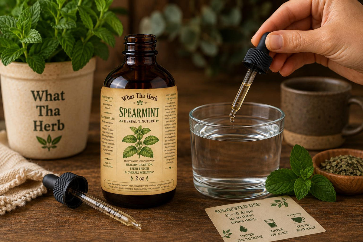 Spearmint Herbal Tincture | Handcrafted Herbal Extract