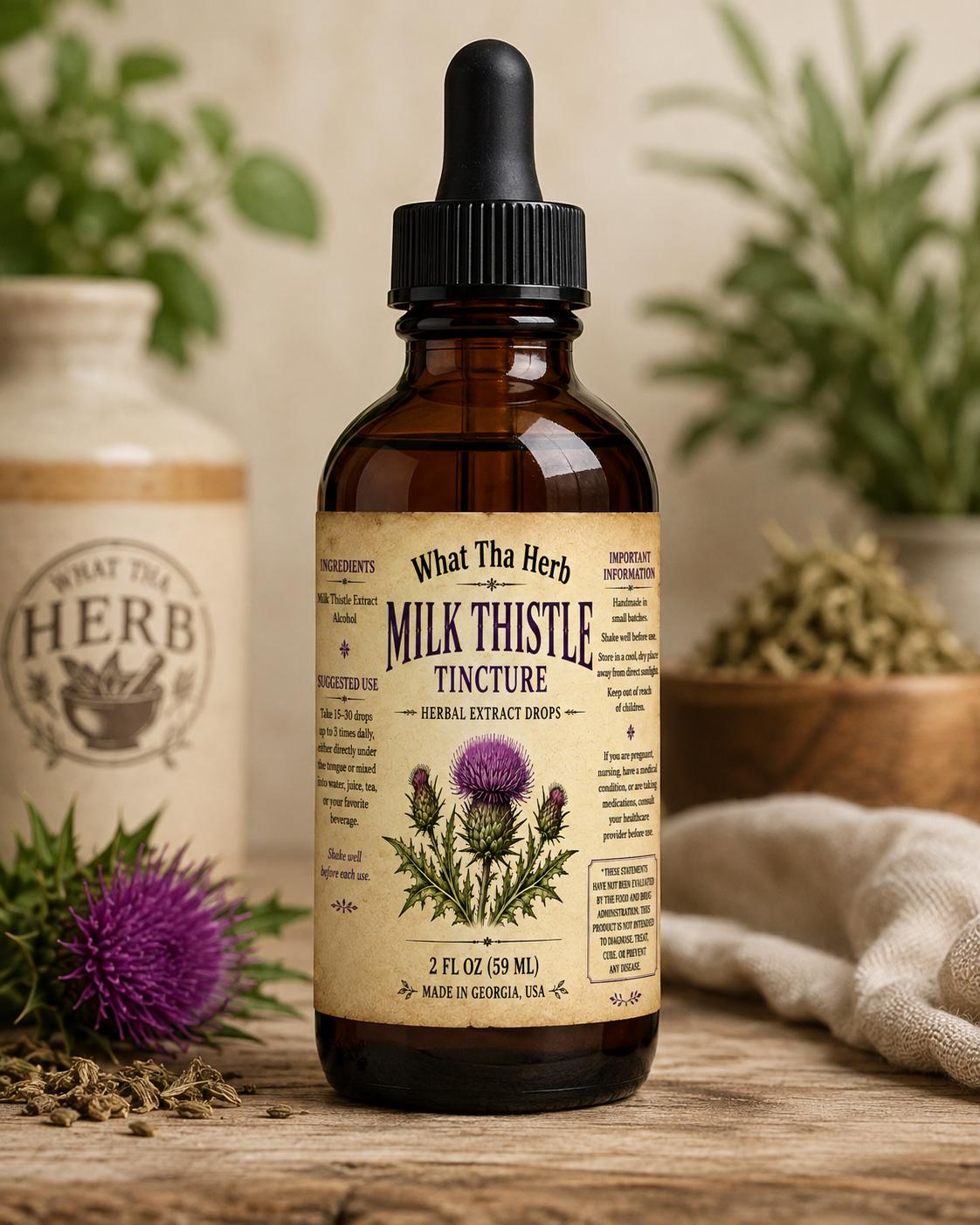 Milk Thistle Tincture | Herbal Extract Drops