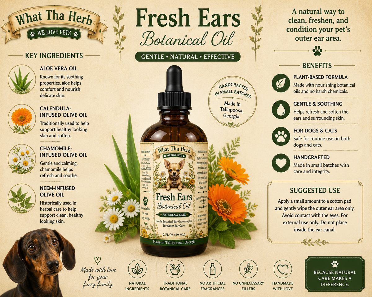 Fresh Ears Botanical Oil for Dogs & Cats